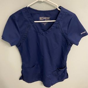 Grey’s Anatomy Navy Scrub Top